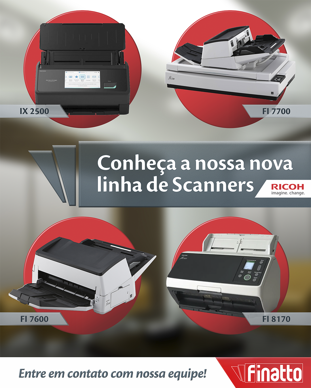 Nova linha de Scanners Ricoh