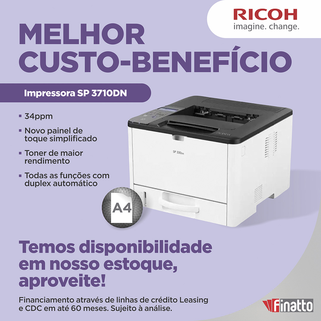 Impressora Ricoh SP 3710DN
