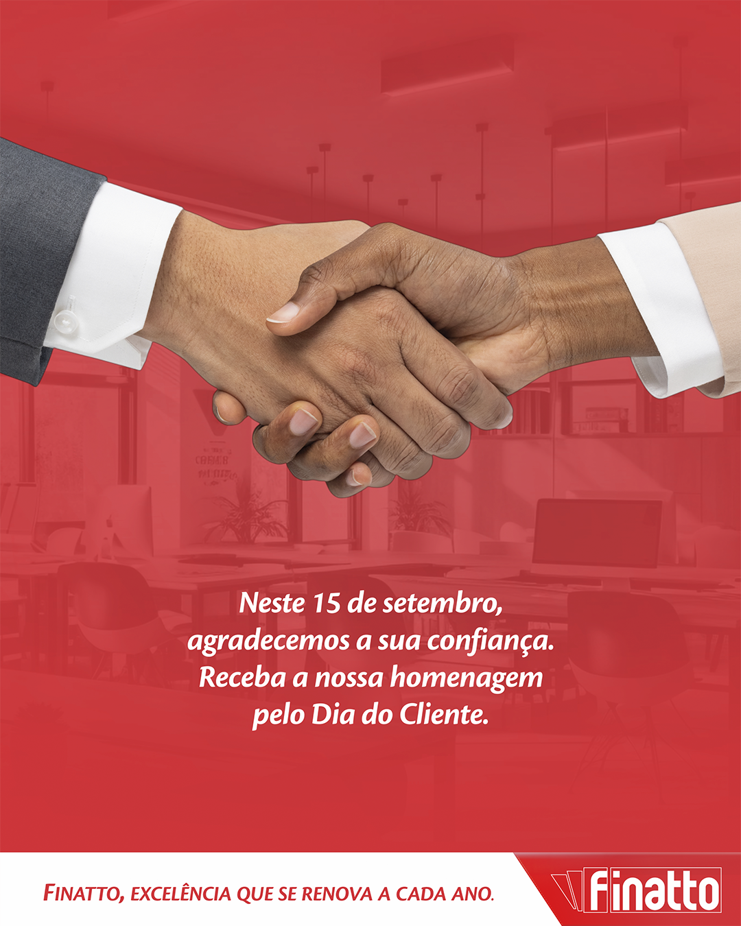 Feliz dia do Cliente