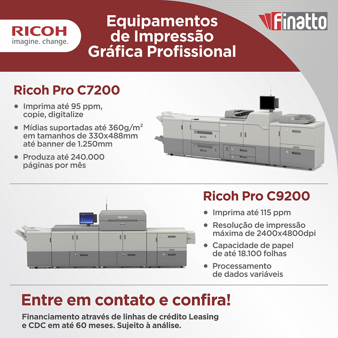 Equipamentos de Impressão Gráfica Profissional