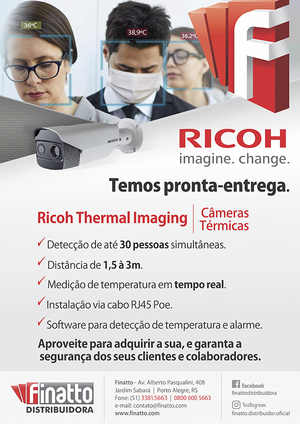 CÂMERAS TÉRMICAS RICOH - Temos pronta - entrega!