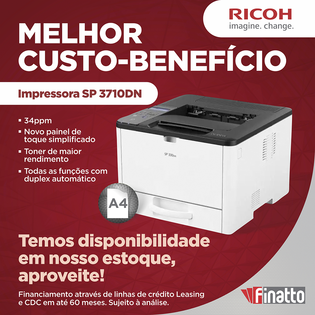 Impressora Ricoh SP 3710DN